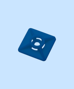 27mm x 27mm Metal Detectable Cable Tie Mount (100pk)